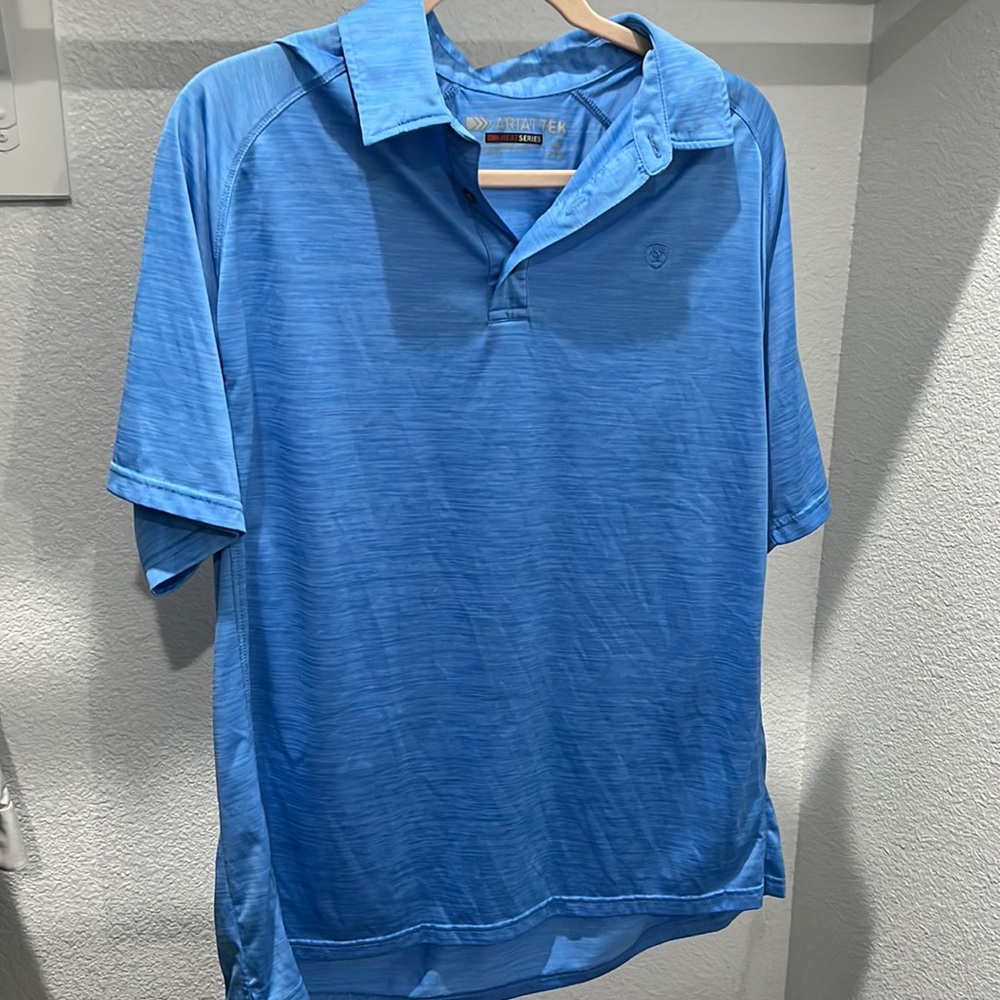 Ariat men’s golf polo TEK heat series